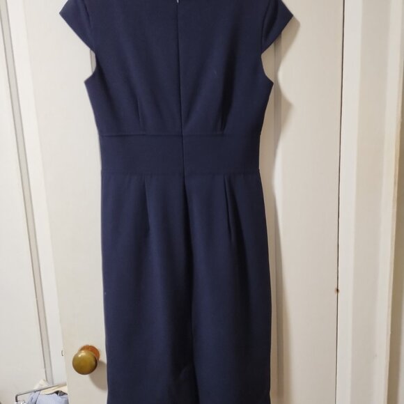 2/$40 Calvin Klein dark blue short sleeve dress - Picture 6 of 7